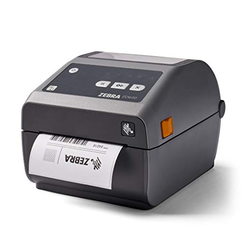 Zebra ZD620d Direct Thermal Desktop Printer 203 dpi Print Width 4 in WiFi Bluetooth Ethernet Serial USB ZD62042-D01L01EZ