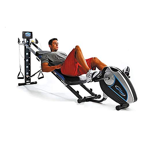 Total Gym Attachable Cyclo Trainer with Digital Monitor Progress Tracking Display for Home Workout Machines, Black
