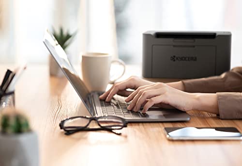 Kyocera PA2000w Monochrome Laser Printer, 21 ppm, Standard Wireless & USB 2.0, 600dpi, LED Display, 150 Sheet Paper Capacity & Output Tray up to 50 Sheets, and 32MB Memory