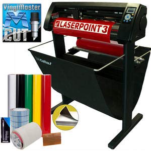 USCutter 34" LaserPoint 3 Vinyl Cutter Plotter with Contour Cutting Bundle