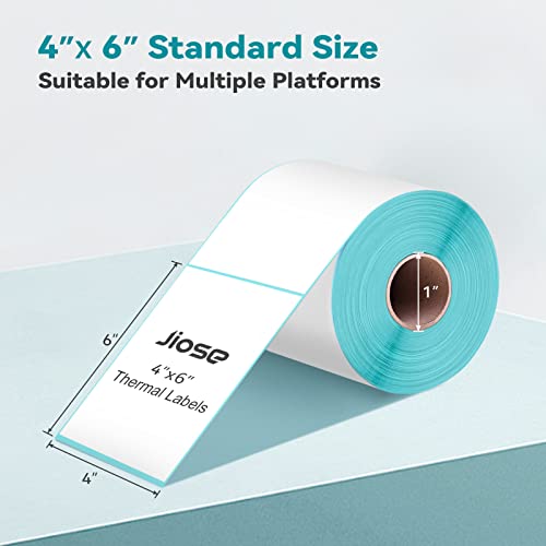 Jiose Shipping Label Printer + 4x6 Thermal Label 220PCS
