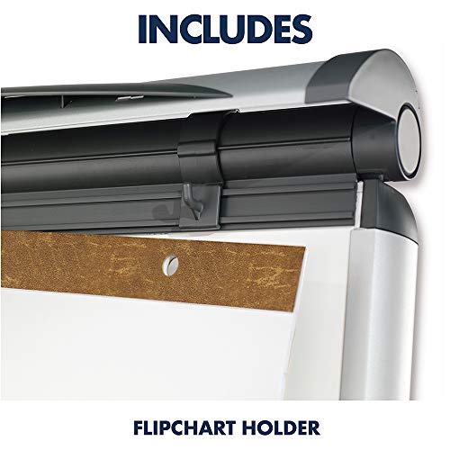 Quartet EU500E Euro Magnetic Presentation Easel, 27 x 39, White