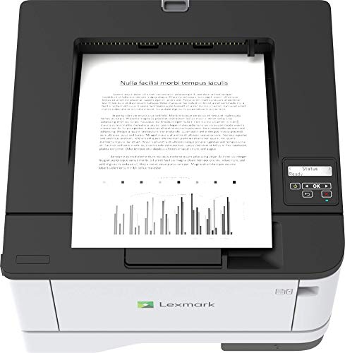 Lexmark B3340dw Monochrome Laser Printer with Full-Spectrum Security and Print Speed up to 40 ppm(29S0250), Gray/White, Small