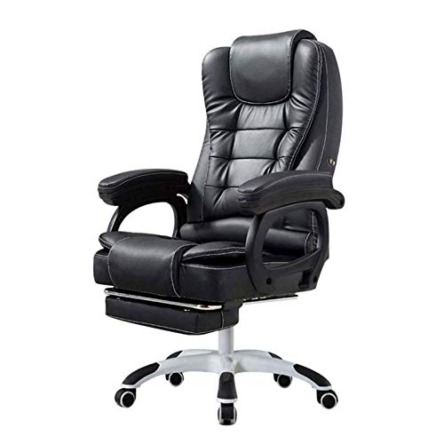 QHH Office Chair - High Back Executive Swivel Desk Chair with Thick Padding, Headrest, and Armrest