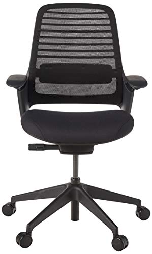 Steelcase Series 1 Office Chair with Carpet Casters in Black