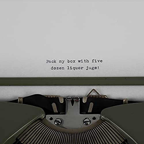 Amdsoc Germany Classic Old Fashioned Typewriter - Literary Gift - 30 * 30 * 8CM