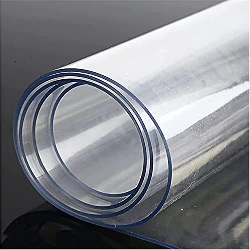 ZHOUHONG Clear Hard-Floor Chair Mat Protector for Hardwood Floors - Non-Skid, Waterproof - Multiple Sizes