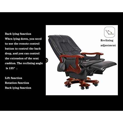 QHH Electric Massage Leather Executive Office Chair