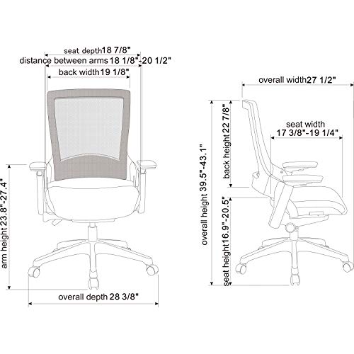 Lorell 59529 Serenity Chair, 40.5" x 25.3" x 23.3", Black