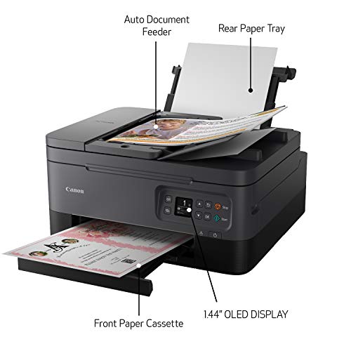 Canon TR7020 All-In-One Wireless Printer For Home Use,Black