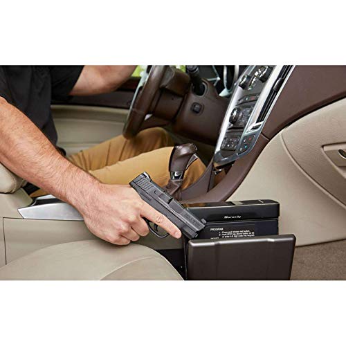 Hornady 98210 Rapid Safe Vehicle with RFID Lock Steel, Black