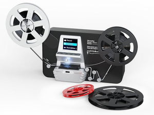 Jancane Film to Digital Converter with 2.4" Screen, Converts 8mm & Super 8 Film to MP4 Files, 32GB SD Card Included