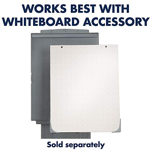 Quartet Easel, Adjusts 39" to 72" High, Collapsible, Portable, Whiteboard, Flipchart Holder, DuraMax Presentation, Gray (200E)