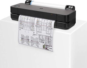HP DesignJet T250 Large Format Compact Wireless Plotter Printer - 24", with Modern Office Design (5HB06A) (Renewed)