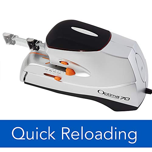 Swingline Electric Stapler, Optima 70, 70 Sheet Capacity, includes 500 Staples, Jam Free (48210)