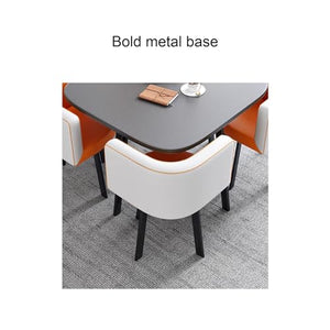 HASMI Conference Table with Chairs Set - Modern Office Reception Furniture