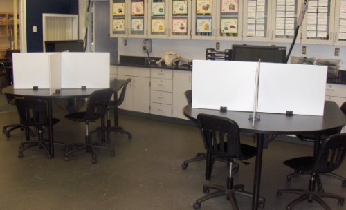 Test Dividers RSB-W Set (Regular Size Boards - White) 24 Boards and 24 Stands 24" x 18"