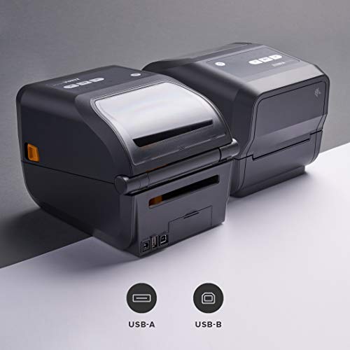 Zebra ZD420t Thermal Transfer Desktop Printer 300 dpi Print Width 4 in USB ZD42043-T01000EZ