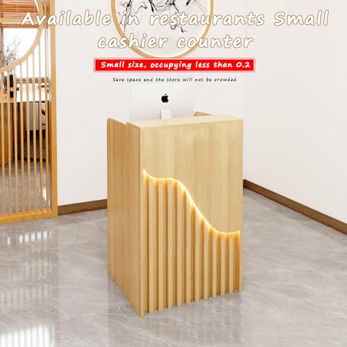 ZXLBTNB Reception Desk L-Shaped Cashier Checkout Counter Simple Modern Restaurant Small Front Desk Shop Cabinet