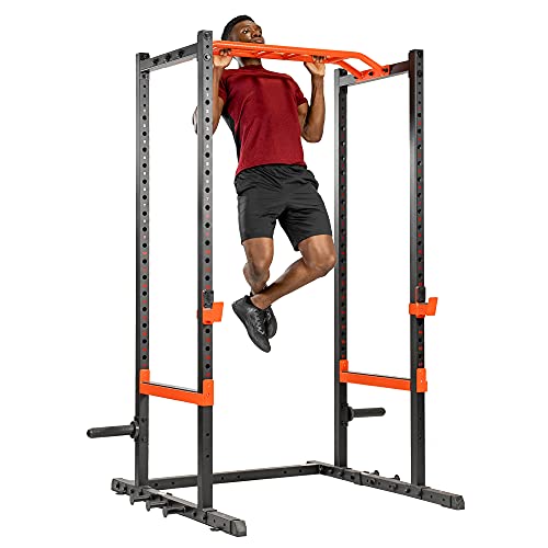 Sunny Health & Fitness Power Zone Strength Rack Power Cage - SF-XF9925, Black