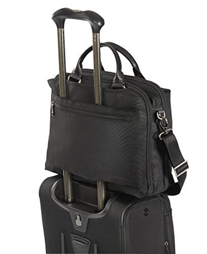 Travelpro Crew Executive Choice 2 Pilot Underseat Brief with USB Port, Black, 16-Inch