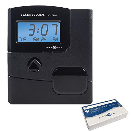 Pyramid TimeTrax TTEZ Prox (PPDLAUBKN) Automated Proximity Time Clock System with Software - Made in USA