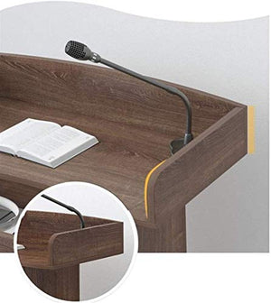 CAMBOS Lectern Podium Stand - Presentation Lectern Stand/Stand-Up Podium, Teacher's Podium Height 110cm