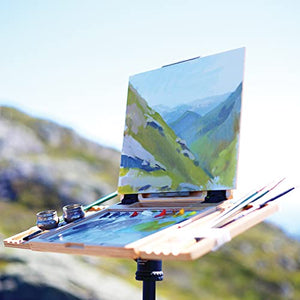 New Wave u.go Plein Air | Anywhere Pochade Box, 8.4"x11.25"x1.25" Inches, Plein Air Easel, Painting Easel, Art Easel