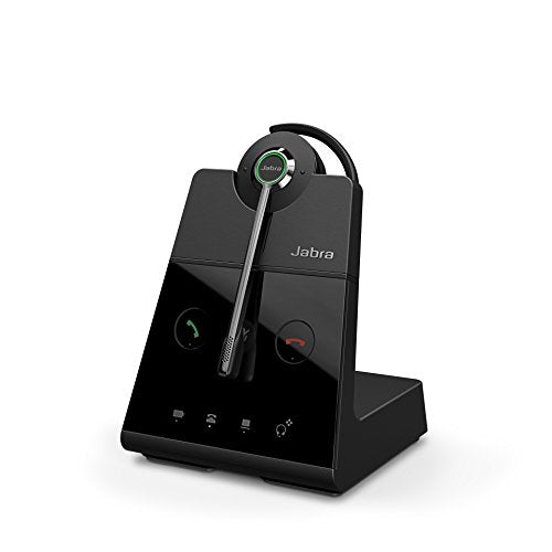Global Teck Worldwide Jabra Engage 65 Wireless Headset Bundle - PC/Deskphone, USB, Lifter - Skype for Business Compatible - 13 Hour Battery, Busy Light, Connect 2 Devices