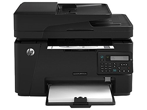 HP LaserJet Pro M127fn Multifunction Laser Printer, 20ppm Black, 600x600 dpi, 150 Sheet Input Tray, Print, Copy, Scan, Fax