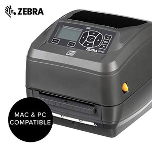 Zebra ZD620t Thermal Transfer Desktop Printer 203 dpi Print Width 4 in WiFi Bluetooth Ethernet Serial USB ZD62042-T01L01EZ
