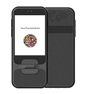 None Language Translator Device - Portable Two-Way Voice Interpreter - 68 Language Smart Translations in Real Time (Black)