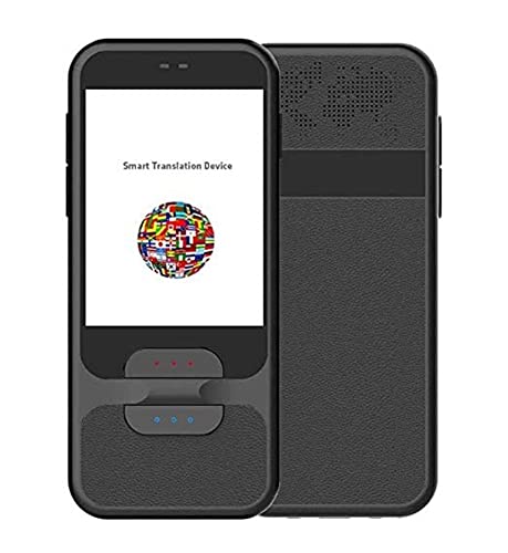 Language Translator Device - Portable Two-Way Voice Interpreter - 68 Language Smart Translations in Real Time (Black)