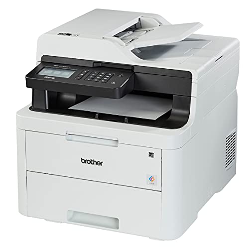 Brother MFC-L3750CDWB All-in-One Digital LED Color Wireless Laser Printer for Home Office - Print Copy Scan Fax - Auto 2-Sided Printing, 24 ppm, 600 x 2400 dpi, 50-Sheet ADF - Tillsiy Printer Cable