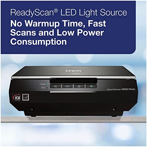 Epson Perfection V600 Flatbed Scanner - USB - 48-bit Color - 16-bit Grayscale