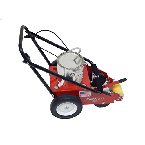 Newstripe Rollmaster 1000 Line Painting Machine forWarehouses, Parking Lots & Playgrounds | Fold-able Handle | Clean & Quiet | Lightweight & Easy to Use | Industrial | Pavement Surfaces | Made in USA