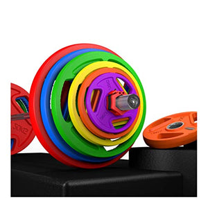 whl Barbell Plates 2PCS Weight Plates Set - 20KG/30KG/40KG Colorful Olympic Dumbbells Barbells Counterweight Boards Weight Lifting Discs Kit for Home Workout/Gym/Exercise Strength Training Equipment