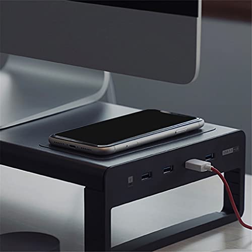YFSDX Smart Base Aluminum Alloy Single Layer Computer Laptop Base Stand with USB 3.0 Port