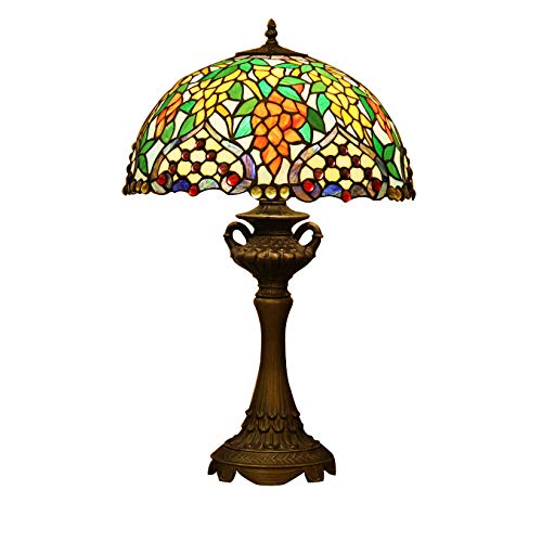 Tiffany Europaische retro style hand-painted stained glass table lamp