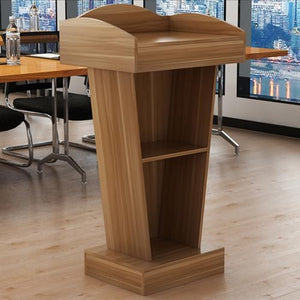 SePkus Presentation Lectern Stand with 2 Storage Compartments (F)