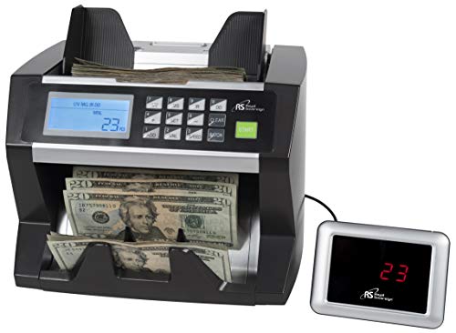Royal Sovereign High Speed Money Counting Machine, with UV, MG, IR Counterfeit Bill Detector (RBC-1515-ADBK)