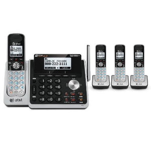 AT&T TL88102 4 Handset Cordless Phone (2 Line) DECT 6.0