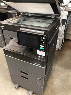 Toshiba E-Studio 3005AC A3 Color Laser Multi-Function Copier - 30ppm, Copy, Print, Scan, Scan-to-USB, Print-from-USB, Auto Duplex, Network, SRA3/A3/A4/A5, 2 Trays, Stand