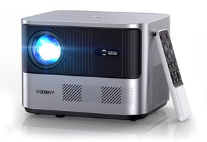 VIZONY FHD 1080P Projector 4K Support, 800ANSI 5G WiFi Bluetooth Outdoor Home Movie Projector