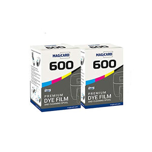 2 x Magicard 600 Printer MB250YMCKOK Color Ribbon - YMCKOK - 250 Prints with Bodno Software Demo Card