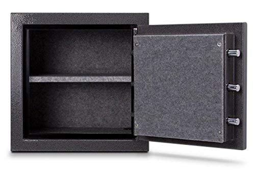 Mesa Safe MBF2020C All Steel Burglary and Fire Safe with Combination Lock, 3.3-Cubic Feet, Hammered Grey