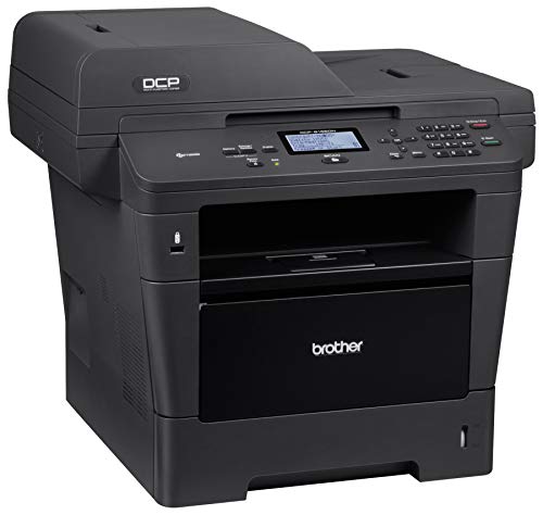 Brother DCP8155DN Monochrome Printer with Scanner and Copier, Amazon Dash Replenishment Enabled (Certified Refurbished)