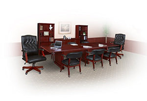 Regency Prestige 144-Inch Modular Conference Table with Power Data Grommets, Mahogany