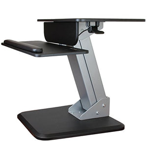 StarTech.com Dual Monitor Sit-to-Stand Workstation - One-Touch Height Adjustment
