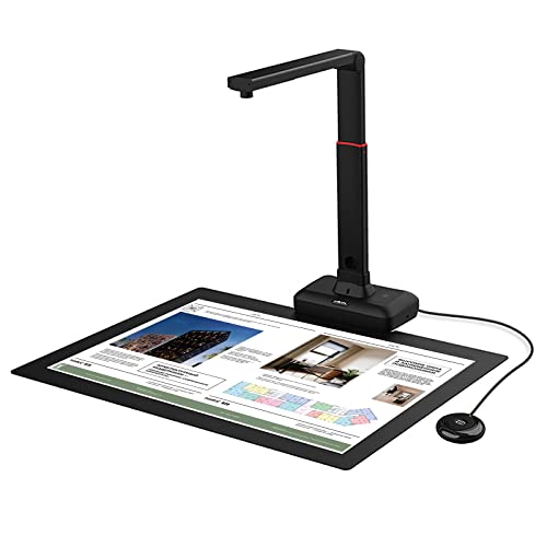 VIISAN S21 Large Format Book & Document Scanner, A2 Capture Size, 27MP USB Camera with Auto-Flatten & Fingerprint Removal Technologies, Multi-Language OCR - Windows & macOS Compatible